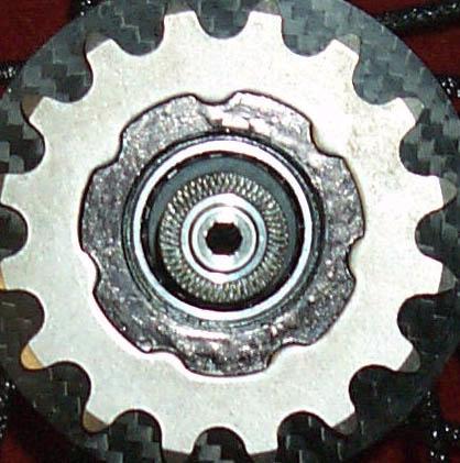 16t cog with standard Shimano lockring